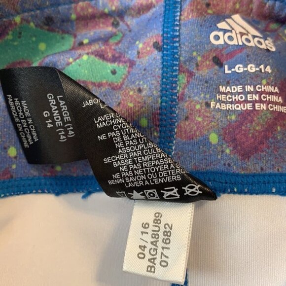 Adidas Large Girl’s Multicolor Leggings. - Picture 4 of 8